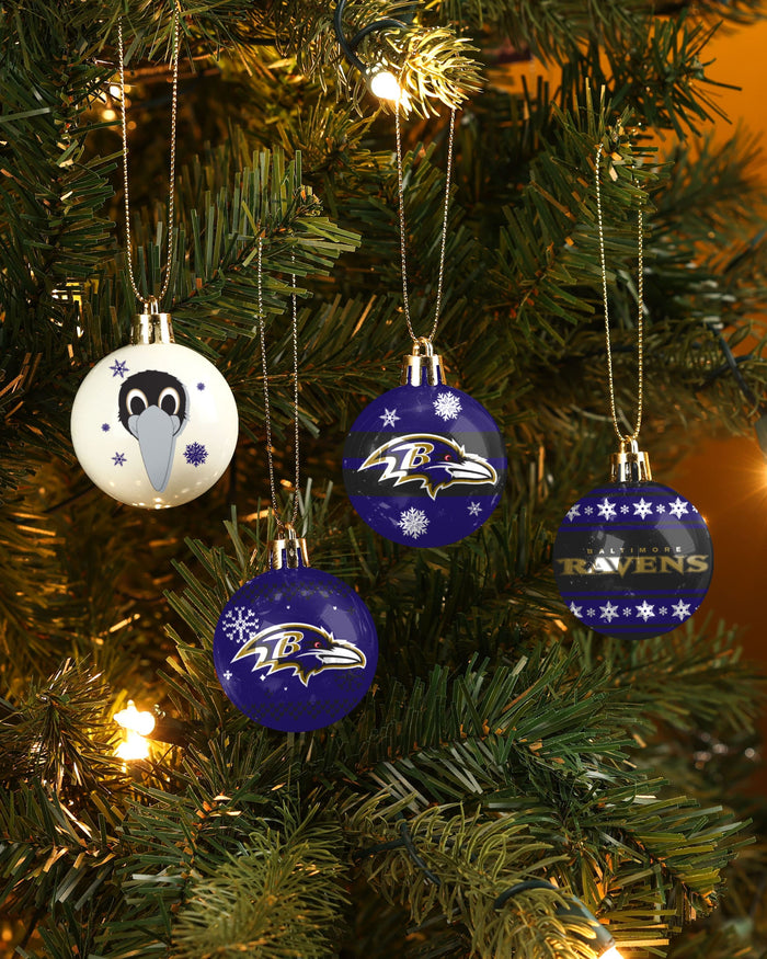 Baltimore Ravens Ornament Set Advent Calendar FOCO - FOCO.com