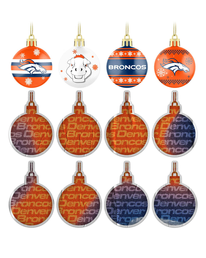Denver Broncos Ornament Set Advent Calendar FOCO - FOCO.com