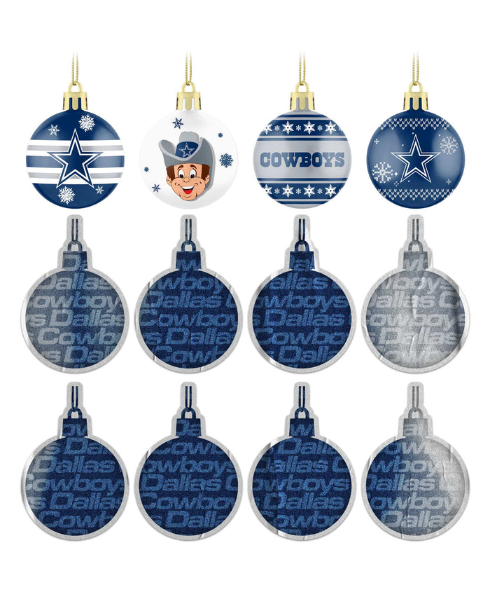 Dallas Cowboys Ornament Set Advent Calendar FOCO - FOCO.com