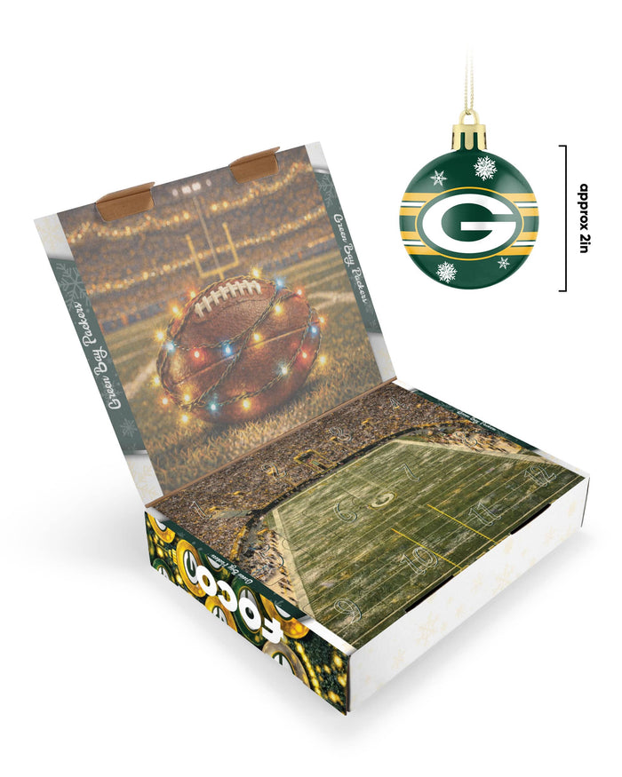 Green Bay Packers Ornament Set Advent Calendar FOCO - FOCO.com