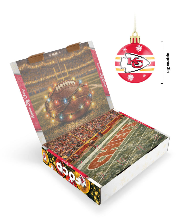 Kansas City Chiefs Ornament Set Advent Calendar FOCO - FOCO.com
