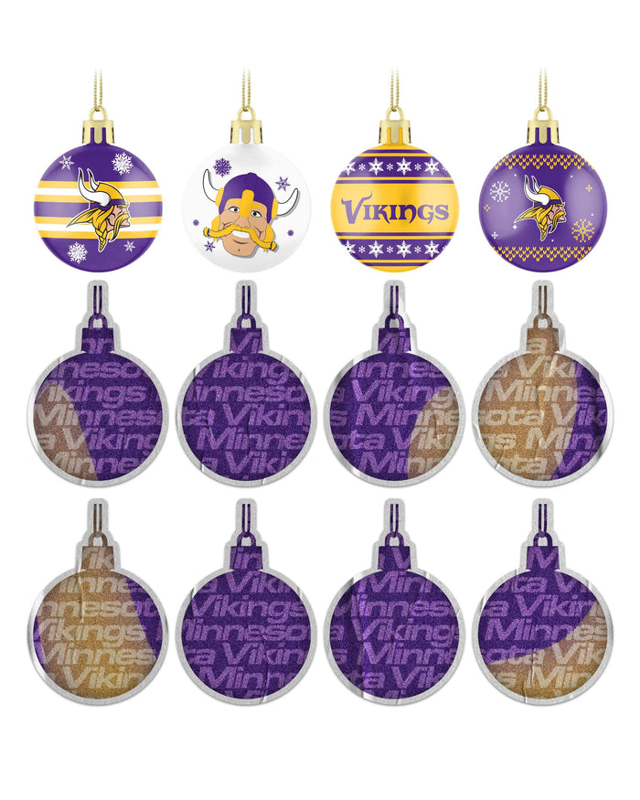 Minnesota Vikings Ornament Set Advent Calendar FOCO - FOCO.com