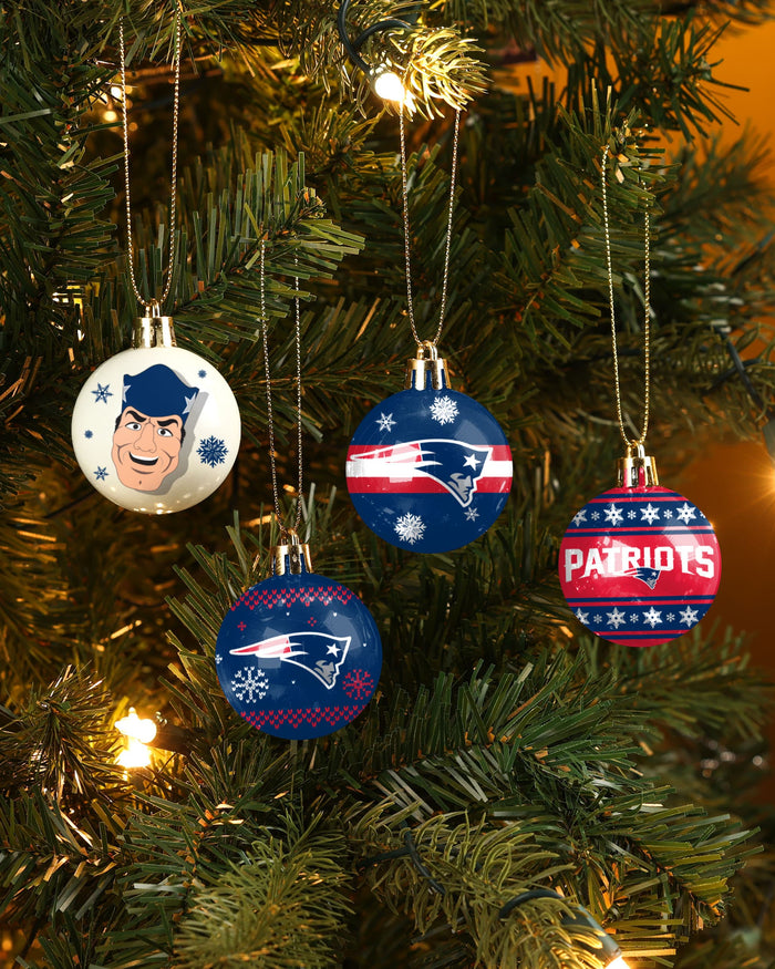 New England Patriots Ornament Set Advent Calendar FOCO - FOCO.com