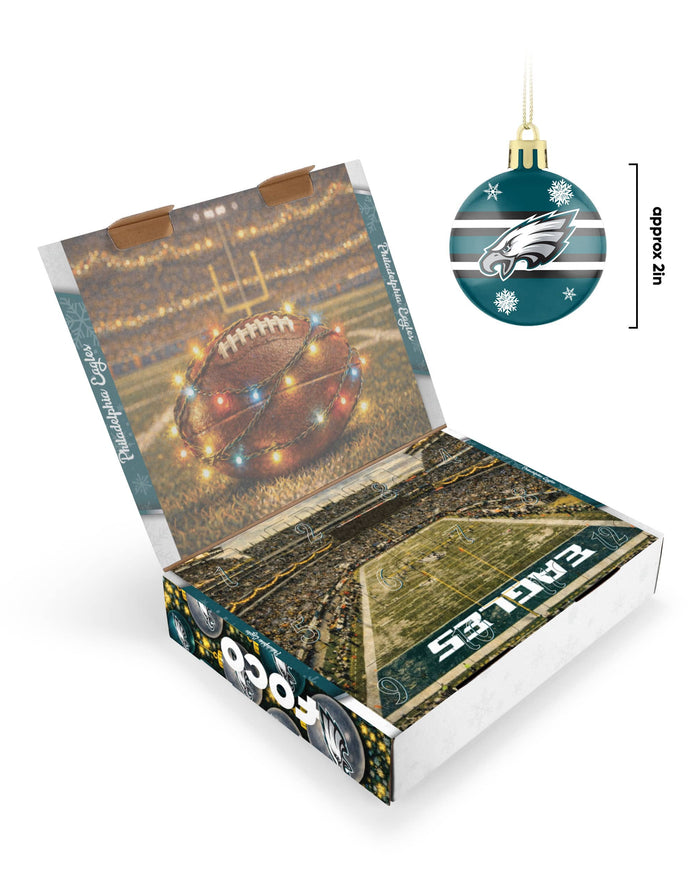 Philadelphia Eagles Ornament Set Advent Calendar FOCO - FOCO.com
