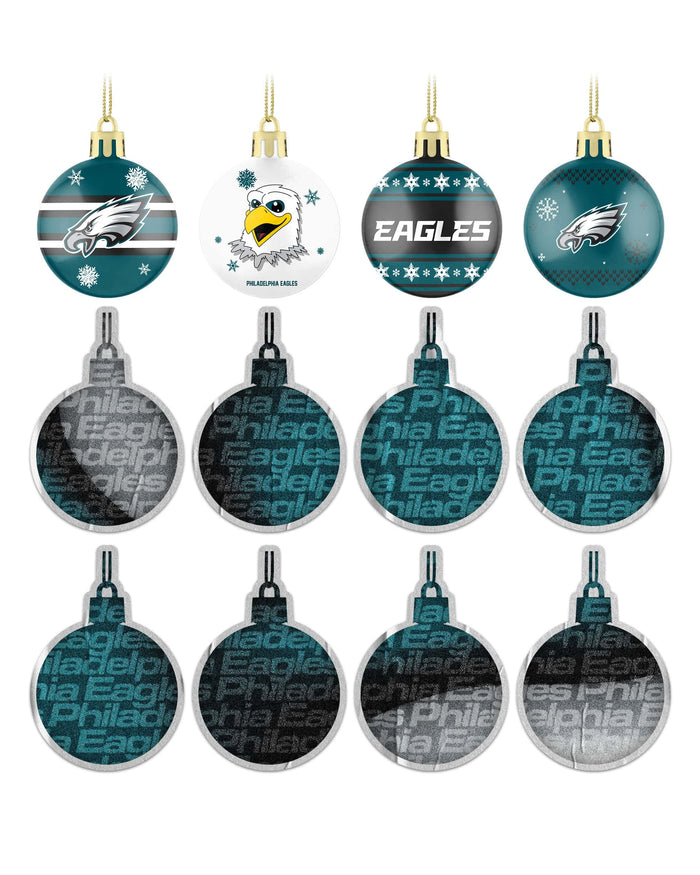 Philadelphia Eagles Ornament Set Advent Calendar FOCO - FOCO.com