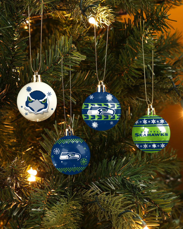 Seattle Seahawks Ornament Set Advent Calendar FOCO - FOCO.com