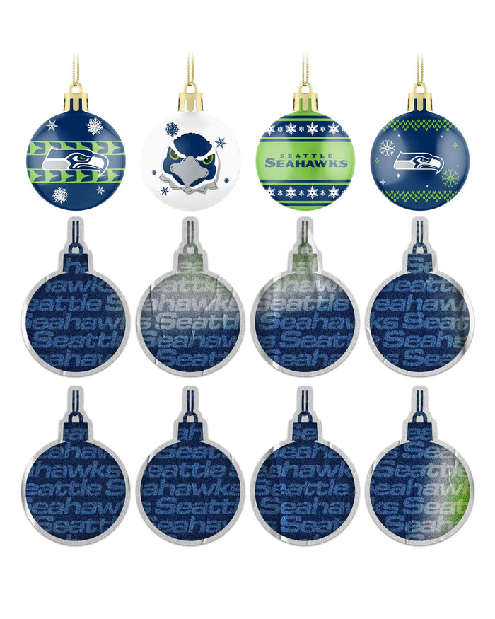 Seattle Seahawks Ornament Set Advent Calendar FOCO - FOCO.com