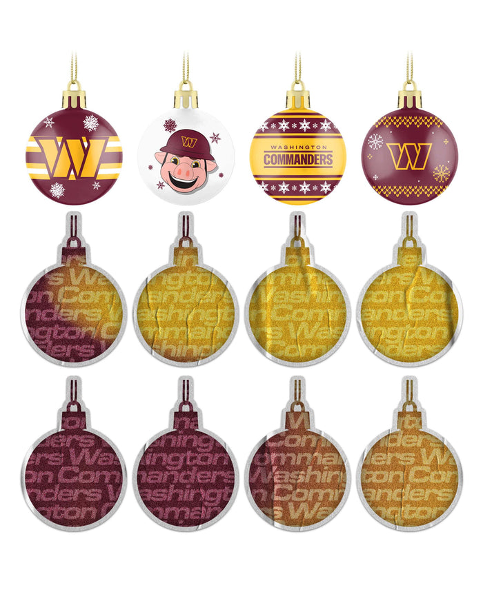 Washington Commanders Ornament Set Advent Calendar FOCO - FOCO.com