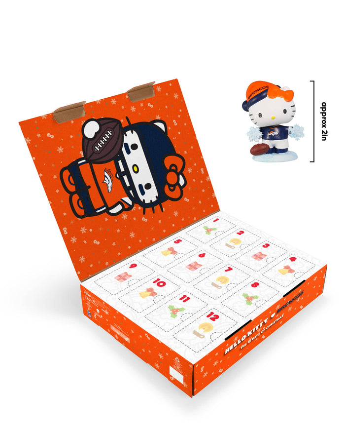 Denver Broncos Hello Kitty® Bobblehead Advent Calendar FOCO - FOCO.com