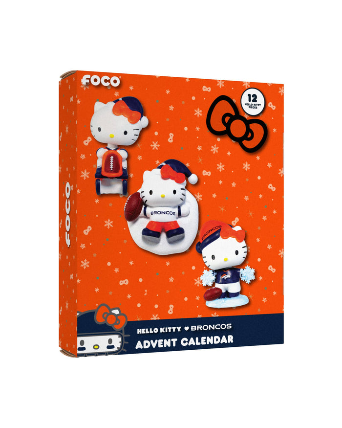Denver Broncos Hello Kitty® Bobblehead Advent Calendar FOCO - FOCO.com