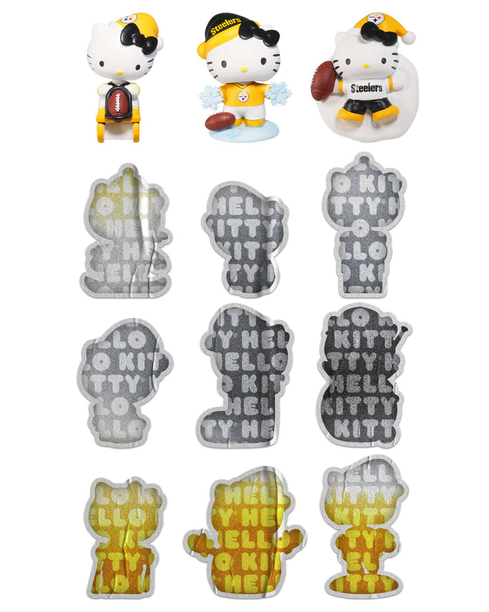 Pittsburgh Steelers Hello Kitty® Bobblehead Advent Calendar FOCO - FOCO.com