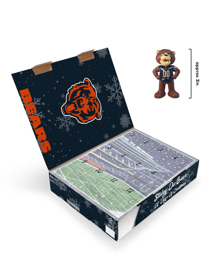 Chicago Bears Mascot Bobblehead Advent Calendar FOCO - FOCO.com