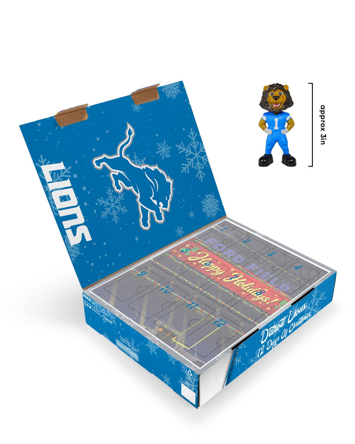 Detroit Lions Mascot Bobblehead Advent Calendar FOCO - FOCO.com