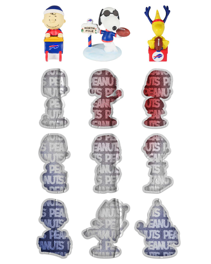 Buffalo Bills Peanuts Bobblehead Advent Calendar FOCO - FOCO.com