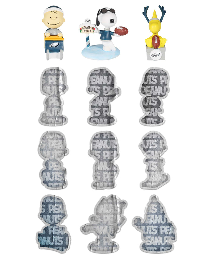 Philadelphia Eagles Peanuts Bobblehead Advent Calendar FOCO - FOCO.com