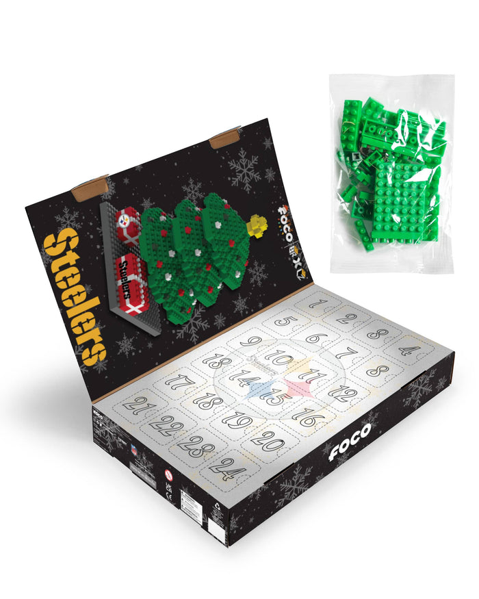 Pittsburgh Steelers BRXLZ Tree Advent Calendar FOCO - FOCO.com
