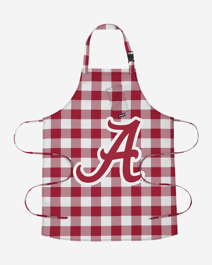 Alabama Crimson Tide Plaid Apron FOCO - FOCO.com