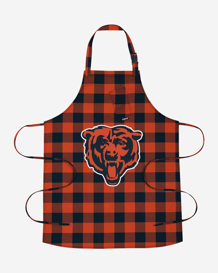 Chicago Bears Plaid Apron FOCO - FOCO.com