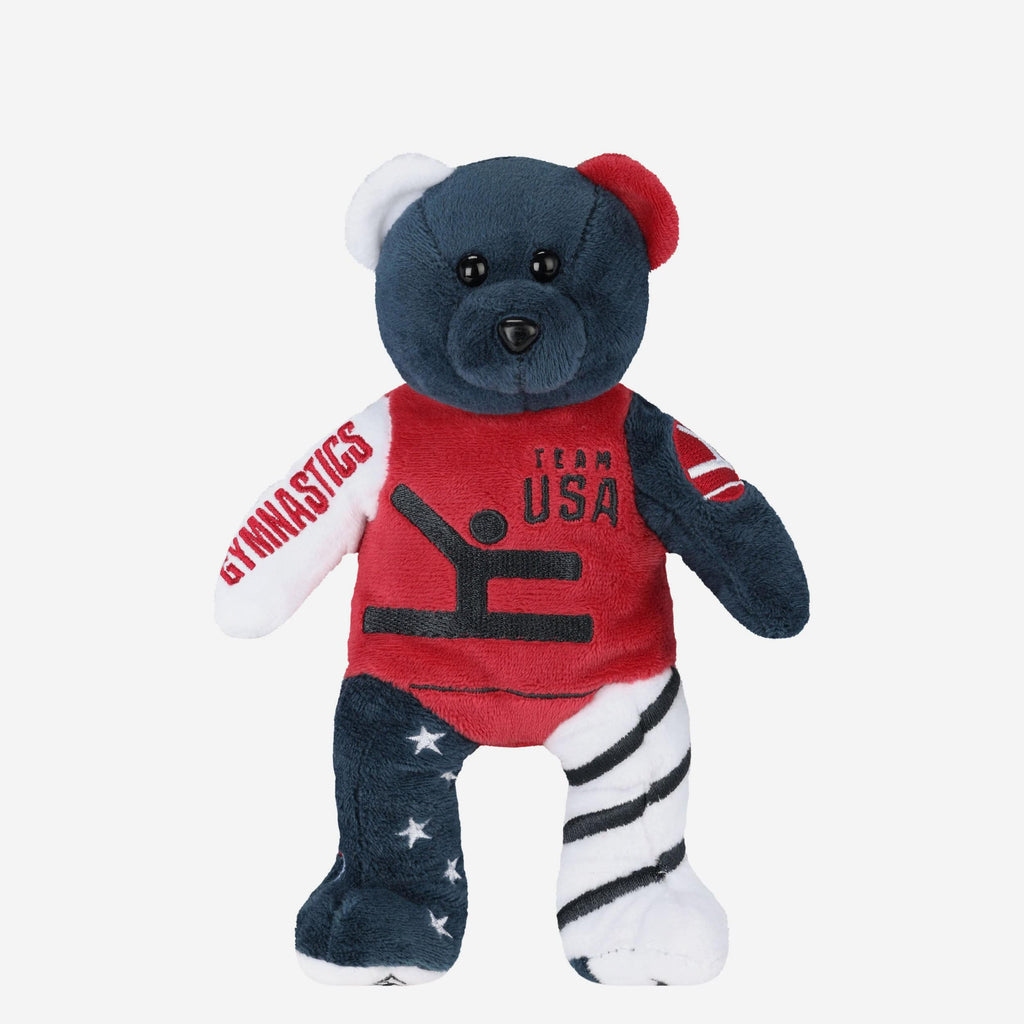 Team USA Gymnastics Team Beans Embroidered Bear FOCO - FOCO.com