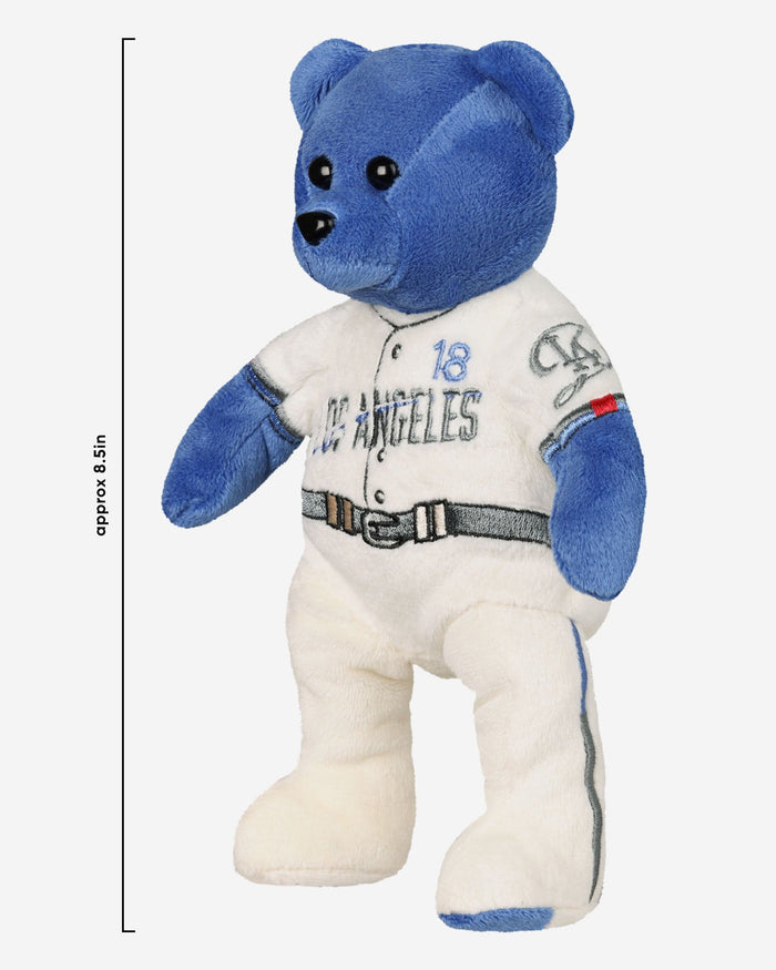 Yoshinobu Yamamoto Los Angeles Dodgers 2024 City Connect Team Beans Embroidered Player Bear FOCO - FOCO.com