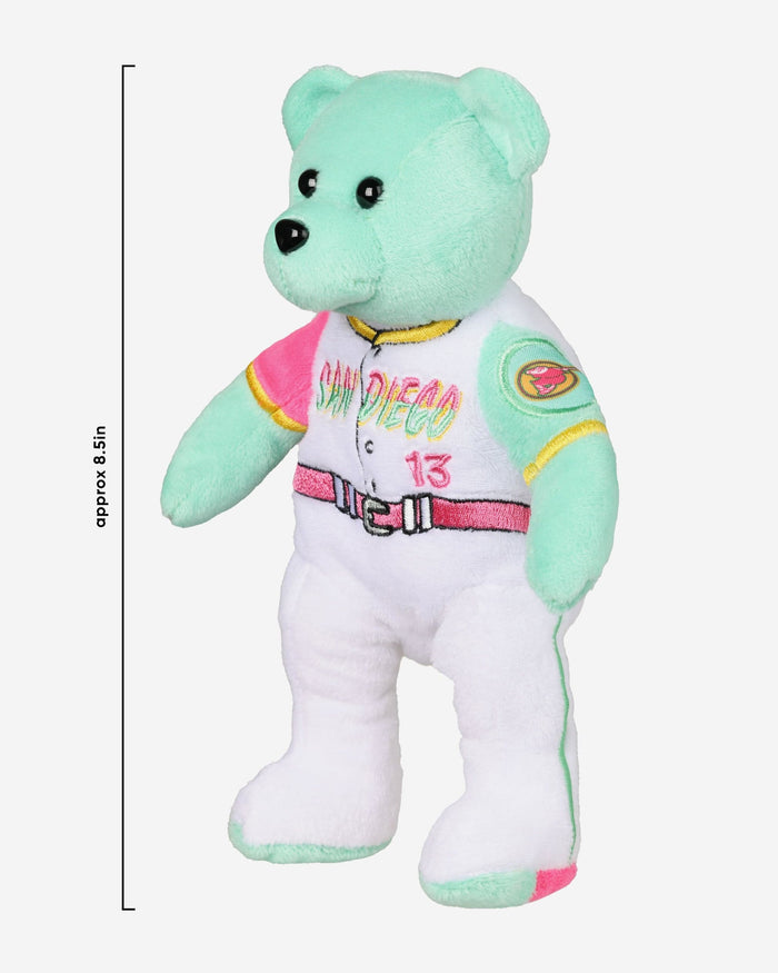 Manny Machado San Diego Padres 2024 City Connect Team Beans Embroidered Player Bear FOCO - FOCO.com