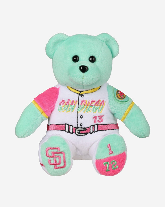 Manny Machado San Diego Padres 2024 City Connect Team Beans Embroidered Player Bear FOCO - FOCO.com