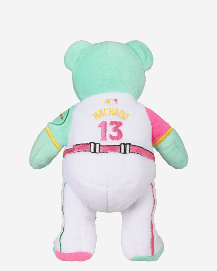 Manny Machado San Diego Padres 2024 City Connect Team Beans Embroidered Player Bear FOCO - FOCO.com