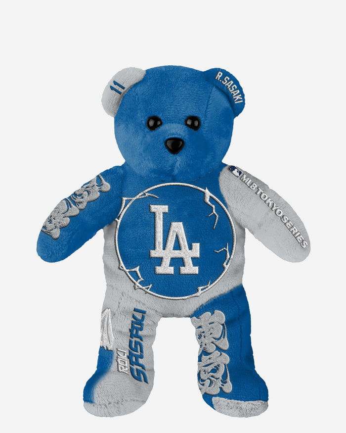 Roki Sasaki Los Angeles Dodgers 2025 Tokyo Series Team Beans Embroidered Player Bear FOCO - FOCO.com