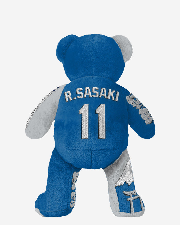 Roki Sasaki Los Angeles Dodgers 2025 Tokyo Series Team Beans Embroidered Player Bear FOCO - FOCO.com