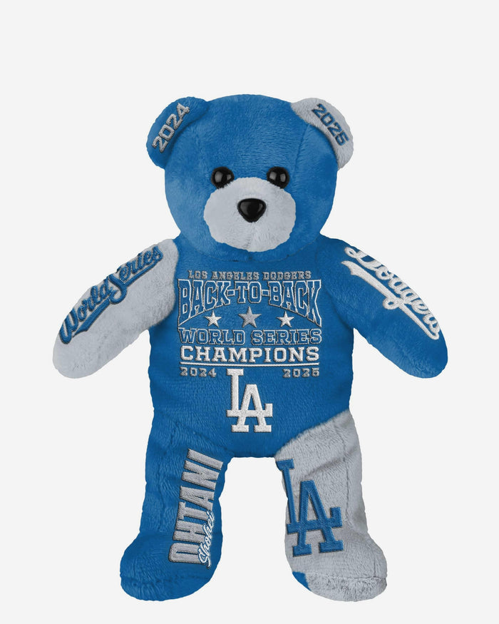Shohei Ohtani Los Angeles Dodgers 2025 Back To Back World Series Champions Player Embroidered Bear FOCO - FOCO.com