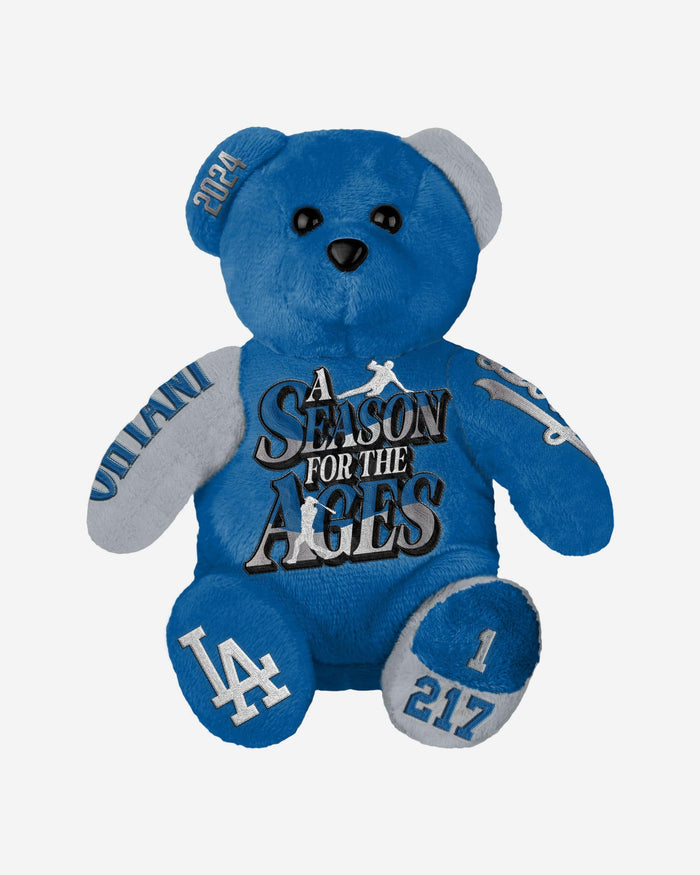 Shohei Ohtani Los Angeles Dodgers a Season for the Ages Team Beans Embroidered Player Bear FOCO - FOCO.com