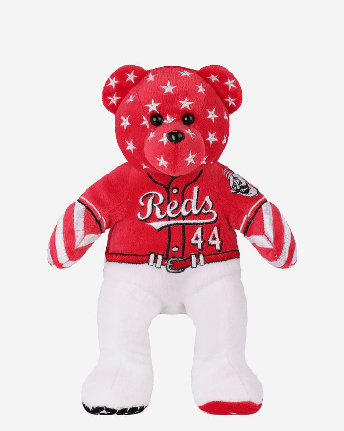 Elly De La Cruz Cincinnati Reds Independence Day Team Beans Embroidered Player Bear FOCO - FOCO.com