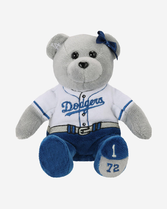 Los Angeles Dodgers Mother's Day Team Beans Embroidered Bear FOCO - FOCO.com