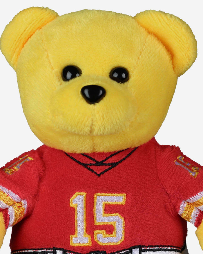 Patrick Mahomes Kansas City Chiefs Team Beans Embroidered Player Bear FOCO - FOCO.com