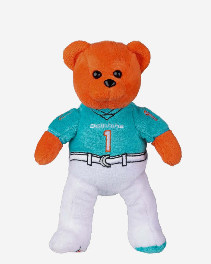 Tua Tagovailoa Miami Dolphins Team Beans Embroidered Player Bear FOCO - FOCO.com