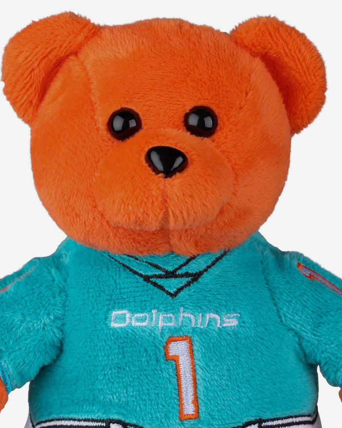 Tua Tagovailoa Miami Dolphins Team Beans Embroidered Player Bear FOCO - FOCO.com