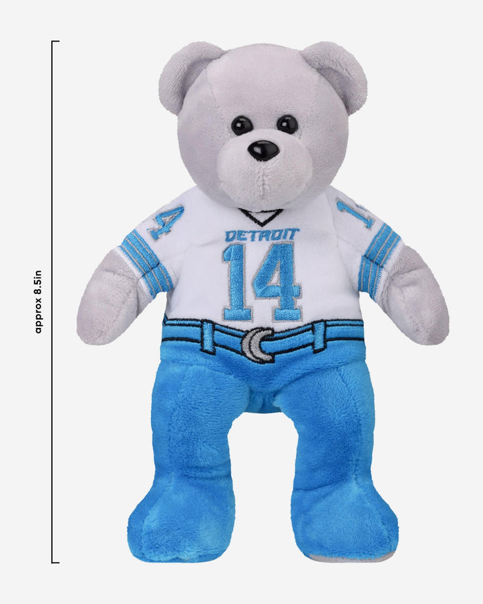 Amon-Ra St Brown Detroit Lions Away Uniform Team Beans Embroidered Player Bear FOCO - FOCO.com