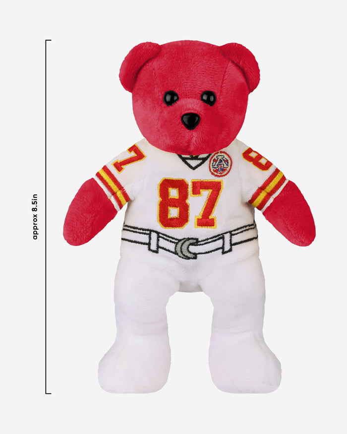 Travis Kelce Kansas City Chiefs Away Uniform Team Beans Embroidered Player Bear FOCO - FOCO.com