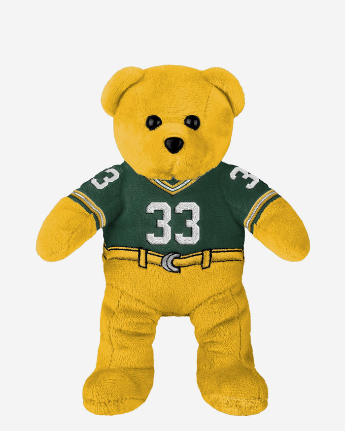 Aaron Jones Green Bay Packers Team Beans Embroidered Player Bear FOCO - FOCO.com