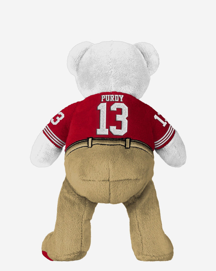Brock Purdy San Francisco 49ers Team Beans Embroidered Player Bear FOCO - FOCO.com