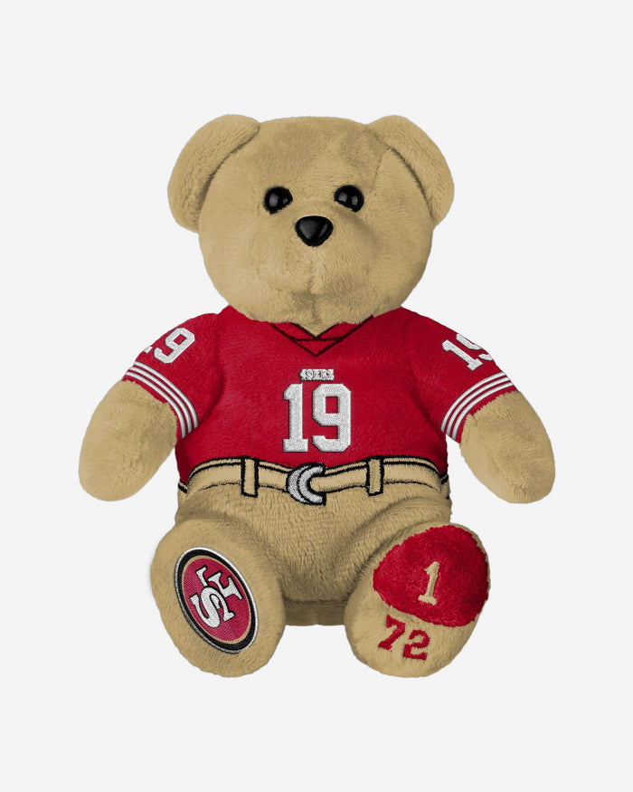 Deebo Samuel San Francisco 49ers Team Beans Embroidered Player Bear FOCO - FOCO.com