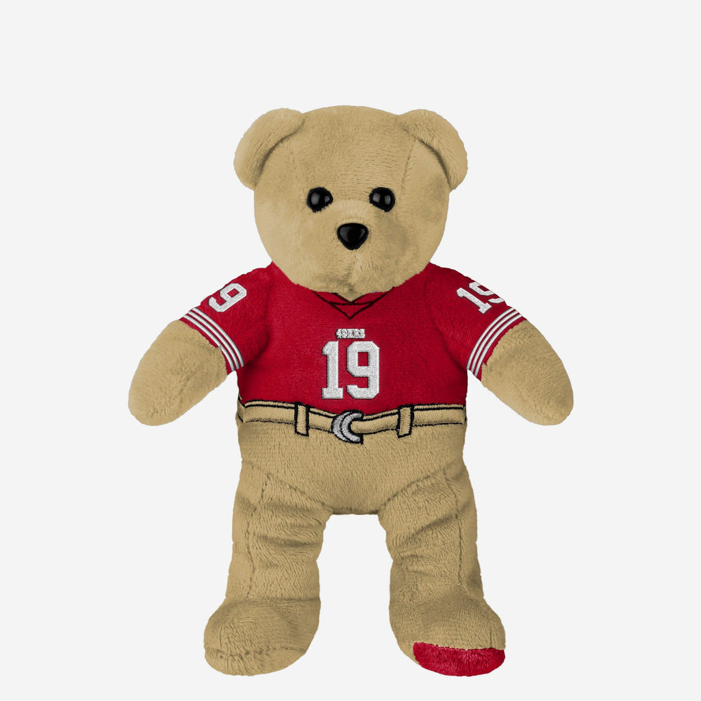 Deebo Samuel San Francisco 49ers Team Beans Embroidered Player Bear FOCO - FOCO.com