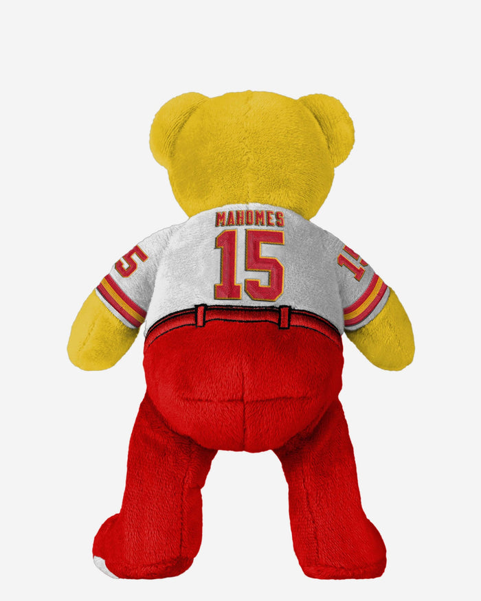 Patrick Mahomes Kansas City Chiefs Super Bowl LVIII White Uniform Team Beans Embroidered Player Bear FOCO - FOCO.com