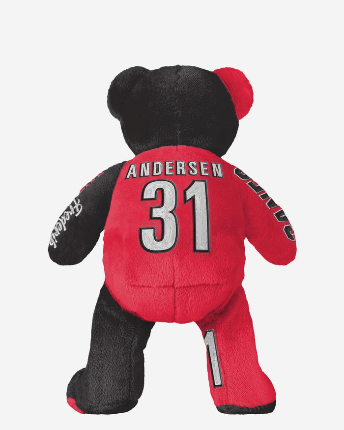 Frederik Andersen Carolina Hurricanes 2026 Stanley Cup Champions Team Beans Embroidered Player Bear FOCO - FOCO.com