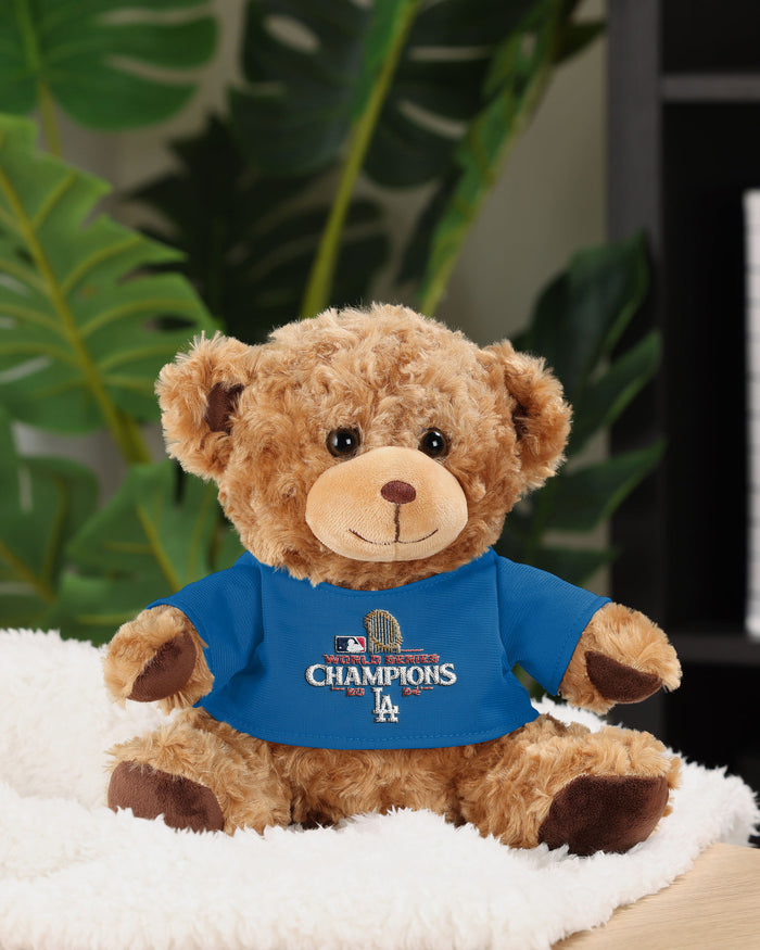 Los Angeles Dodgers 2024 World Series Champions Seated Shirt Bear FOCO - FOCO.com