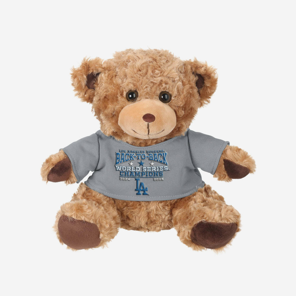 Los Angeles Dodgers 2025 Back To Back World Series Champions Seated Shirt Bear FOCO - FOCO.com