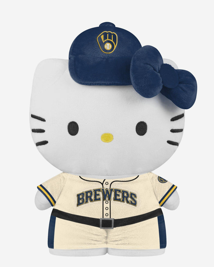 Milwaukee Brewers Team Color Bow Hello Kitty® Jersey Plush FOCO - FOCO.com