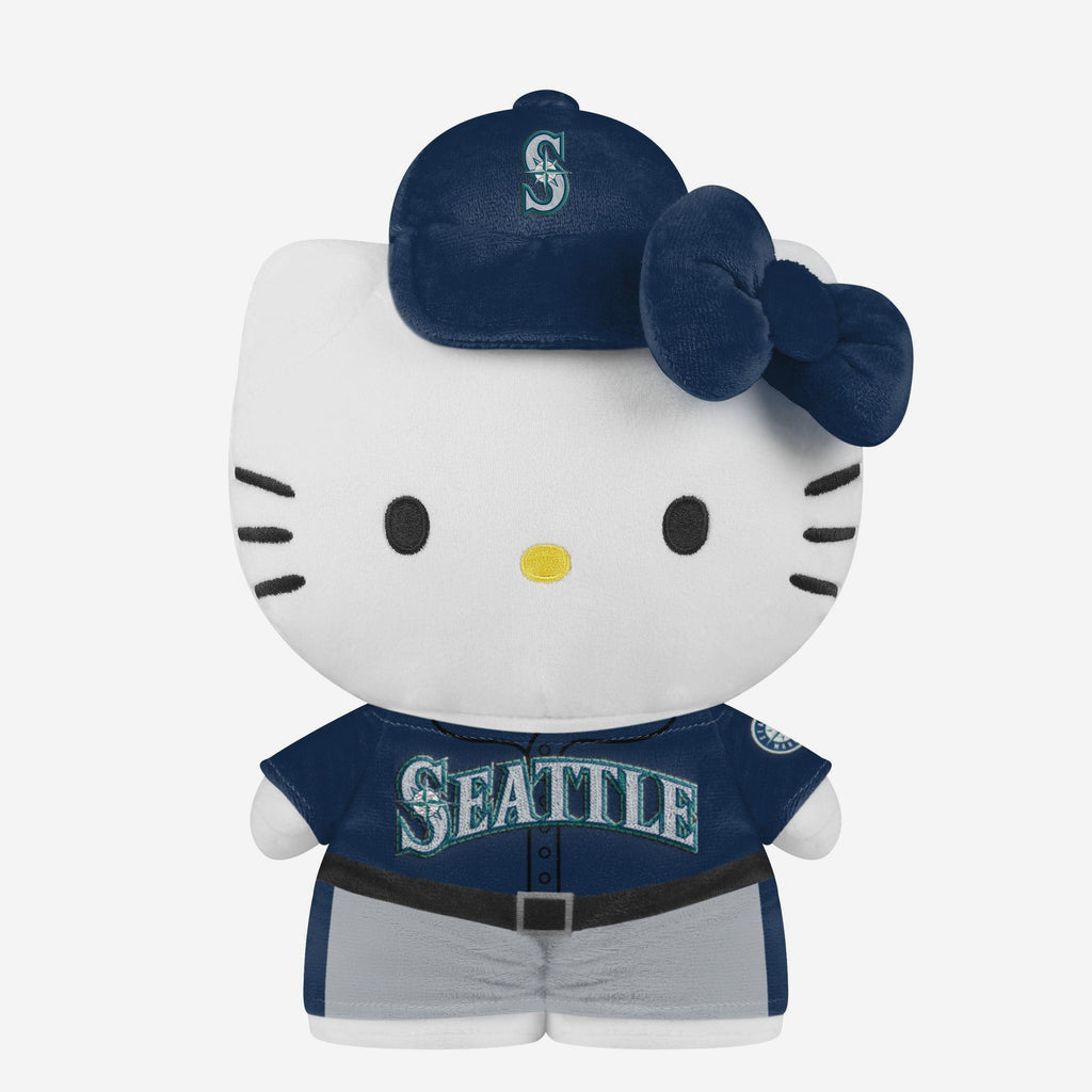 Seattle Mariners Team Color Bow Hello Kitty® Jersey Plush FOCO - FOCO.com