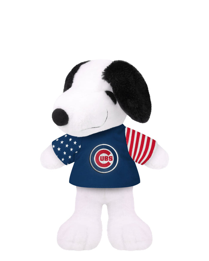 Chicago Cubs USA Flag Snoopy Peanuts Team Jersey Plush