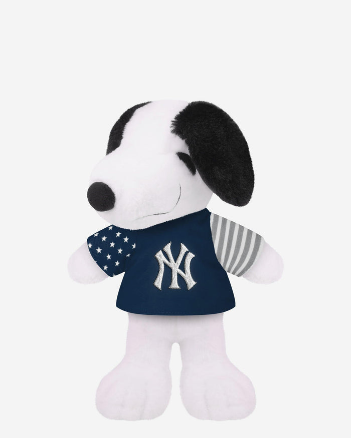 New York Yankees USA Flag Snoopy Peanuts Team Jersey Plush FOCO - FOCO.com